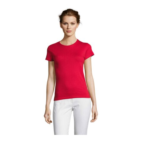 MISS DAMENT-SHIRT 150g rot | XL