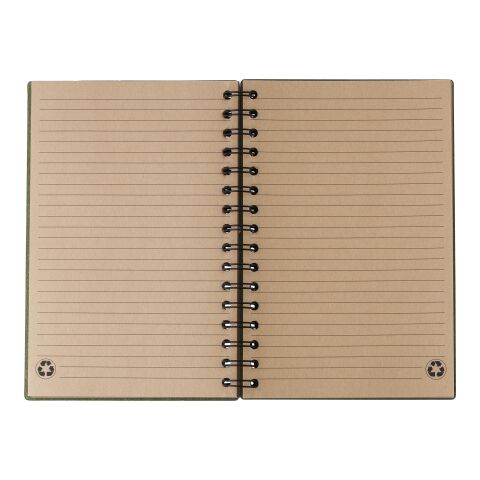 Hardcover-Notizbuch aus recyceltem Karton Caleb Braun | ohne Werbeanbringung | Nicht verfügbar | Nicht verfügbar