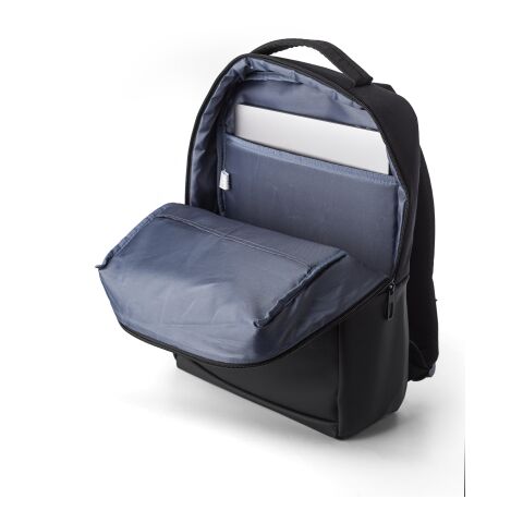 Polyester (600D) Laptop-Rucksack Oscar Schwarz | ohne Werbeanbringung | Nicht verfügbar | Nicht verfügbar