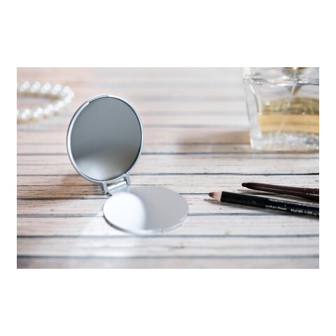 Kosmetikspiegel &#039;Pocket&#039; aus Kunststoff Weiß | ohne Werbeanbringung | Nicht verfügbar | Nicht verfügbar