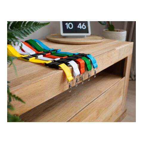 Lanyard 'Slam' aus Polyester Orange | ohne Werbeanbringung | Nicht verfügbar | Nicht verfügbar