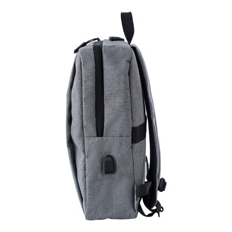 Polyester (600D) Rucksack Carlito Schwarz | ohne Werbeanbringung | Nicht verfügbar | Nicht verfügbar