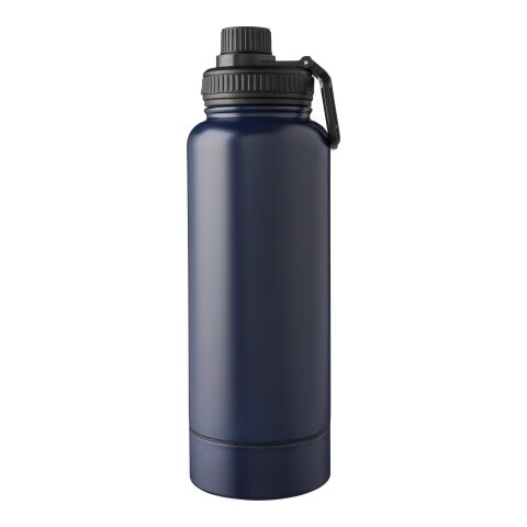 Doppelwandige Edelstahl-Trinkflasche 1000 ml Nathaniel Blau | ohne Werbeanbringung | Nicht verfügbar | Nicht verfügbar