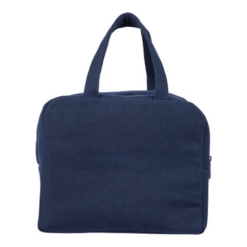 Kühltasche aus recyceltem Poly-Baumwollgewebe (330 g/m²) Elowen Blau | ohne Werbeanbringung | Nicht verfügbar | Nicht verfügbar