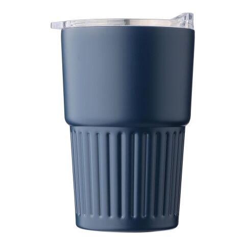 Recycelter Edelstahl-Reisebecher mit doppelter Wand (450 ml) von Calo beige | ohne Werbeanbringung | Nicht verfügbar | Nicht verfügbar