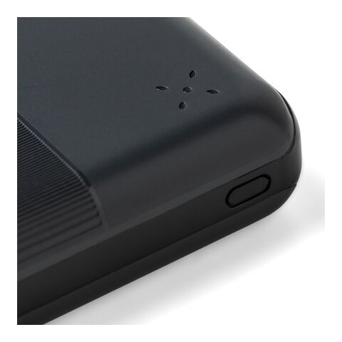 Recycelte ABS-Powerbank Rayen Schwarz | ohne Werbeanbringung | Nicht verfügbar | Nicht verfügbar