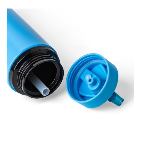 Recycelte Trinkflasche aus Edelstahl (500 ml) Zeno Orange | ohne Werbeanbringung | Nicht verfügbar | Nicht verfügbar