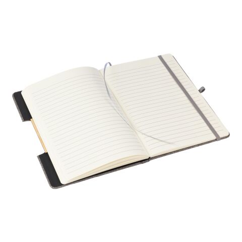 rPET (300D) Notizbuch A5 Ernst Schwarz | ohne Werbeanbringung | Nicht verfügbar | Nicht verfügbar