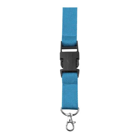 Lanyard 'Slam' aus Polyester Hellblau