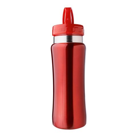 Trinkflasche 'Glauchau' aus Edelstahl Rot