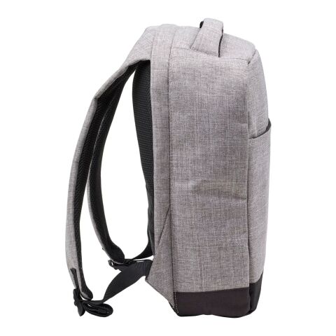 Antidiebstahl Rucksack 'Warschau' aus Polyester Hellgrau