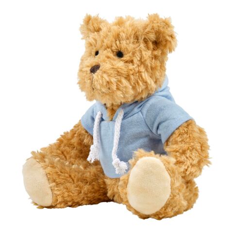 Plüsch-Teddybär 'Olaf' mit aufgestickten Augen Hellblau
