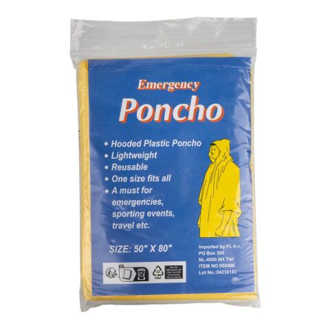 Universalponcho 'Emergency' Gelb