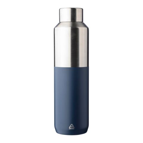 Recycelte doppelwandige Trinkflasche aus Edelstahl (600 ml) Esen Blau