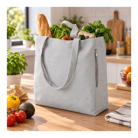 Einkaufstasche aus recycelter Baumwolle Bennett beige