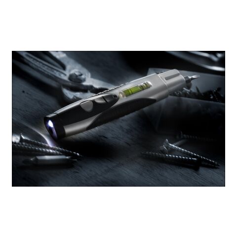 Multifunktionswerkzeug 'Creative' aus Kunststoff Schwarz/Silber | ohne Werbeanbringung | Nicht verfügbar | Nicht verfügbar