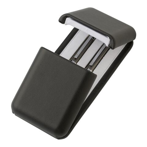 Charles Dickens Schreibset &#039;Avangard&#039; aus Metall Grau | ohne Werbeanbringung | Nicht verfügbar | Nicht verfügbar