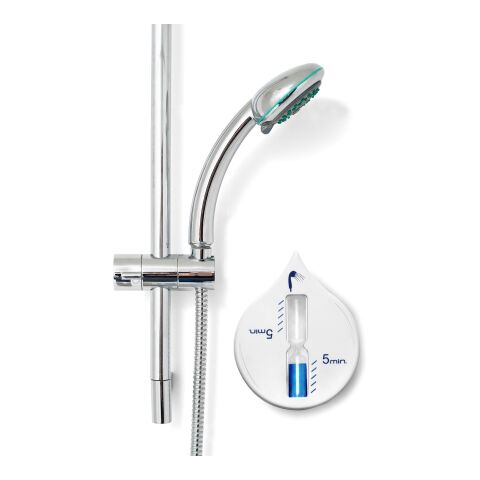 Duschuhr &#039;Shower&#039; aus Kunststoff Weiß | ohne Werbeanbringung | Nicht verfügbar | Nicht verfügbar