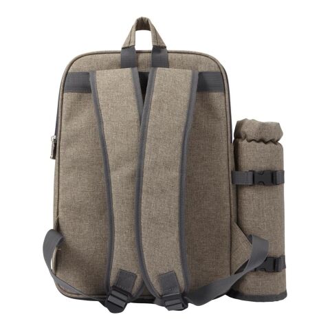 Picknick-Rucksack 'Aviator' aus Polyester Hellgrau | ohne Werbeanbringung | Nicht verfügbar | Nicht verfügbar