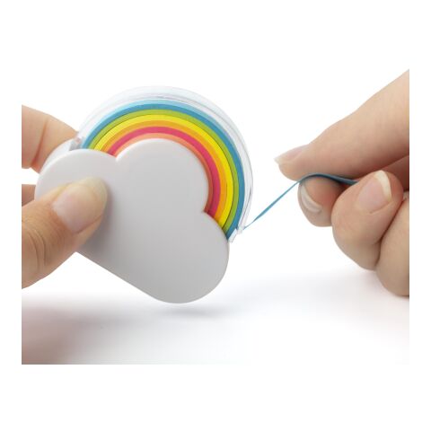 Klebeband-Spender &#039;Rainbow&#039; in Wolkenform Weiß | ohne Werbeanbringung | Nicht verfügbar | Nicht verfügbar