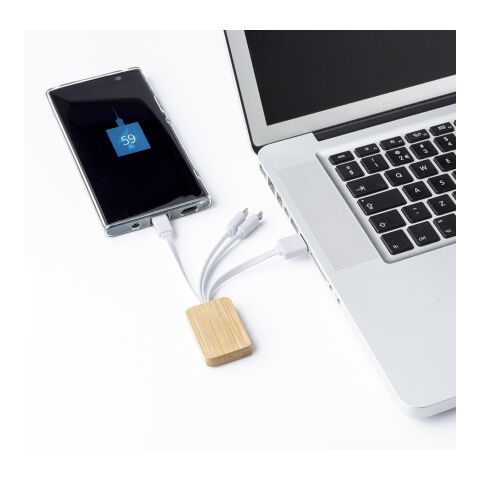Bambus Ladekabel Weiß | ohne Werbeanbringung | Nicht verfügbar | Nicht verfügbar