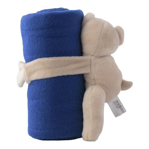 Plüschbär mit Fleecedecke Owen Schwarz | ohne Werbeanbringung | Nicht verfügbar | Nicht verfügbar