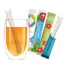 Bio TeaStick auf Karte, individual ohne Werbeanbringung | TeaFlyer DIN Lang