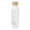 Tidan 600 ml Flasche aus Borosilikatglas mit Silikongriff weiß