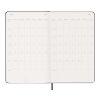 Moleskine Hardcover 12 Monate Wochenkalender L vertikal Standard | schwarz | ohne Werbeanbringung | Nicht verfügbar | Nicht verfügbar