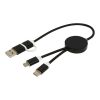 Alasia 30 cm 5-in-1 Kabel aus recyceltem Kunststoff für Datenübertragung und 27W Schnellladung Standard | schwarz | ohne Werbeanbringung | Nicht verfügbar | Nicht verfügbar