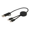 Citala 30 cm 5-in-1 Kabel aus recyceltem Kunststoff für Datenübertragung und 27W Schnellladung Standard | schwarz | ohne Werbeanbringung | Nicht verfügbar | Nicht verfügbar