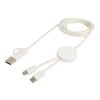 Citala 150 cm 5-in-1 Kabel aus recyceltem Kunststoff für Datenübertragung und 27W Schnellladung Standard | weiß | ohne Werbeanbringung | Nicht verfügbar | Nicht verfügbar