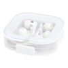 Baekdu kabelgebundenes Headset Typ-C mit Aufbewahrungsbox aus recyceltem Kunststoff weiss