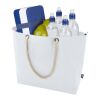 Panama Strandkühltasche mit Kordelgriffen aus recyceltem GRS-Material  Standard | weiß | ohne Werbeanbringung | Nicht verfügbar | Nicht verfügbar