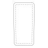 MiniKit Pflaster magenta | Nicht verfügbar | 1-farbiger Digitaler Aufkleber | Vorderseite | 39 mm x 82 mm