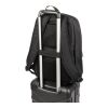 DRAMMEN. Laptop-Rucksack aus hochdichtem 600D-Recycling-Polyester Schwarz | ohne Werbeanbringung
