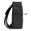 AZORES BAG. Laptop-Rucksack (16") aus PU, mit Klappe, die alle Fächer abdeckt schwarz