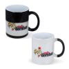 Oslo Magicbecher mit Sublimation 300ml Schwarz-Weiss