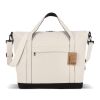 InSideOut Reuuz Canvas Reisetasche 32 x 60 x 20 cm Beige-Schwarz | Digital Transferdruck | Rückseite | 205 mm x 240 mm