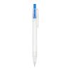 R-PET-Kugelschreiber Blau Weiss-Blau Weiss | 1-farbiger Tampondruck | 270° vom Clip | 50 mm x 7 mm | Nicht verfügbar