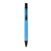Alicante Soft Touch R-AL schwarze Tinte Hellblau-Schwarz | Gravur | in Verlängerung vom Clip | 50 mm x 8 mm | Nicht verfügbar