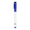 Whiteboard-Marker mit Magnet und Wischer Blau Weiss | ohne Werbeanbringung | Nicht verfügbar | Nicht verfügbar