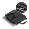 PU SoMa Laptop-Tasche 28 x 38 x 5 cm Schwarz