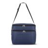 R-PET 600D Doppelfach-Kühltasche 30 x 20 x 25cm 12L Dunkelblau