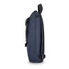 rPET 600D Navi Laptop-Rucksack 36 x 40 x 10 cm blau/schwarz | Digital Transferdruck | Vorderseite | 180 mm x 190 mm