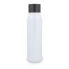 Karabiner mattierte Isolierflasche 600 ml Weiss | ohne Werbeanbringung | Nicht verfügbar | Nicht verfügbar