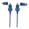Oakland RCS rKunststoff 1,2m 6-in-1 Fast-Charging 45W Kabel blau | ohne Werbeanbringung | Nicht verfügbar | Nicht verfügbar