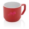 Moderne Keramiktasse rot | ohne Werbeanbringung | Nicht verfügbar | Nicht verfügbar