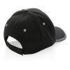 Impact AWARE™ 280gr Brushed rCotton 6 Panel Kontrast-Cap schwarz | ohne Werbeanbringung | Nicht verfügbar | Nicht verfügbar | Nicht verfügbar