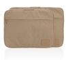 "Impact AWARE™ 14"" Laptop-Sleeve" braun | ohne Werbeanbringung | Nicht verfügbar | Nicht verfügbar